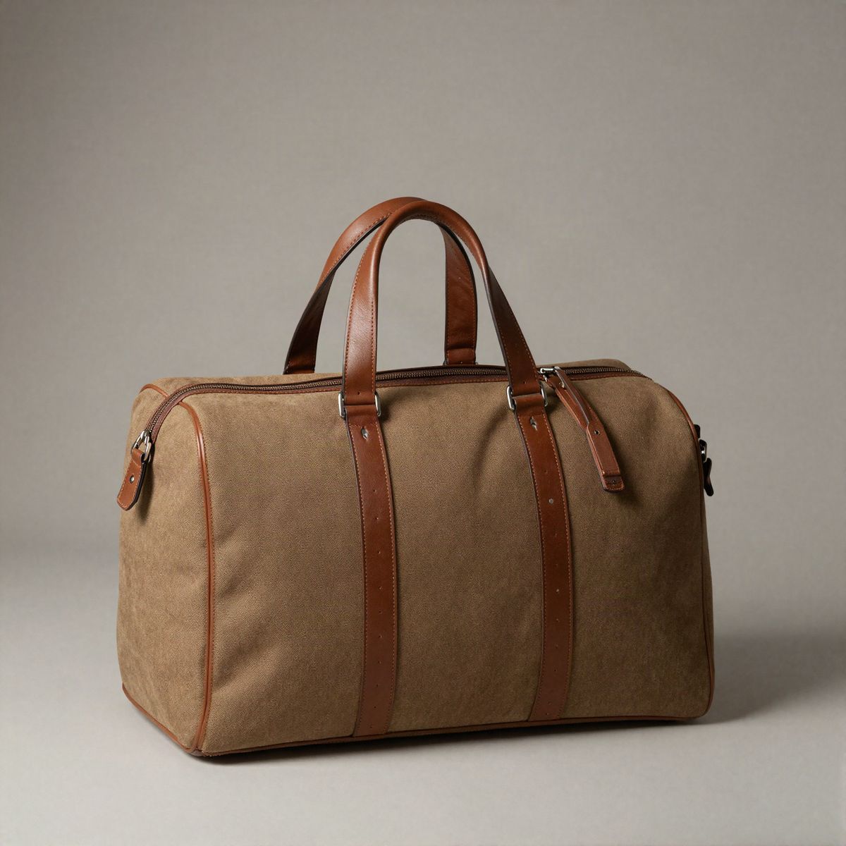 Weekender Duffel, Waxed Canvas & Leather