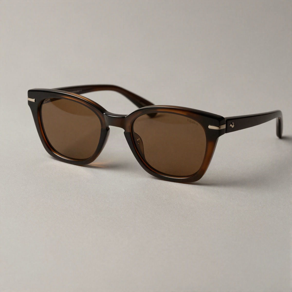 Cat-Eye Acetate Sunglasses, Espresso
