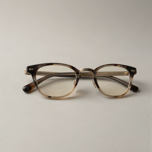 Horn-Pattern Browline Frames