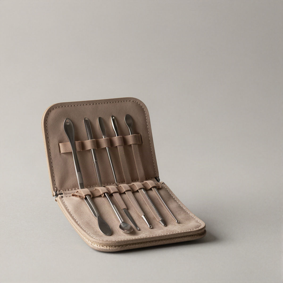 Nail Care Set, Six Pieces in Case