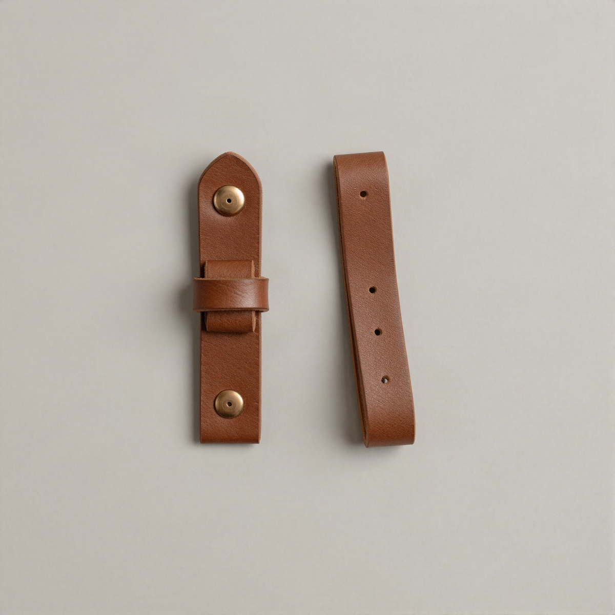 Leather Cord Keeper, Pair