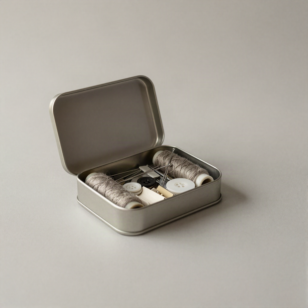 Travel Sewing Kit in Tin